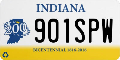 IN license plate 901SPW