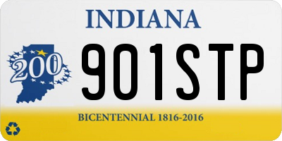 IN license plate 901STP