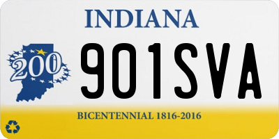 IN license plate 901SVA