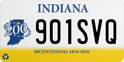IN license plate 901SVQ