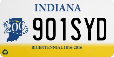 IN license plate 901SYD