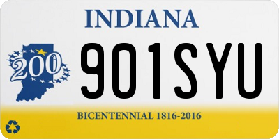 IN license plate 901SYU
