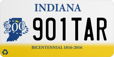 IN license plate 901TAR