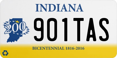 IN license plate 901TAS