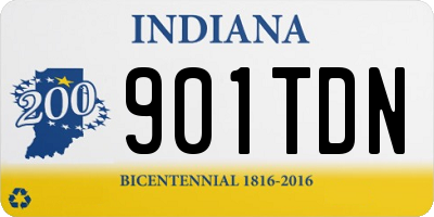 IN license plate 901TDN