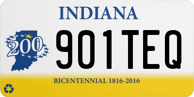 IN license plate 901TEQ