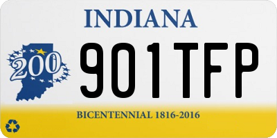IN license plate 901TFP