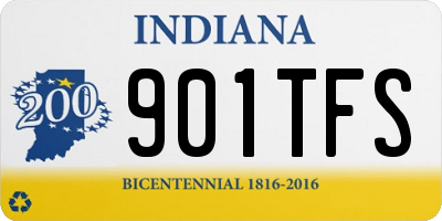 IN license plate 901TFS