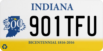 IN license plate 901TFU