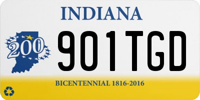 IN license plate 901TGD