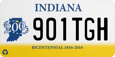 IN license plate 901TGH