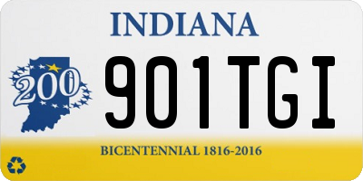 IN license plate 901TGI