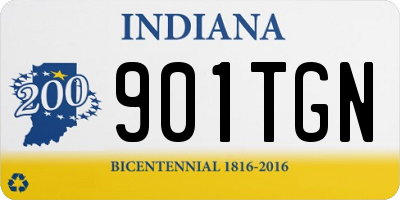 IN license plate 901TGN