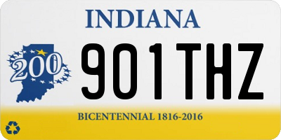 IN license plate 901THZ