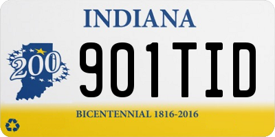 IN license plate 901TID