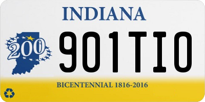 IN license plate 901TIO