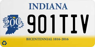 IN license plate 901TIV