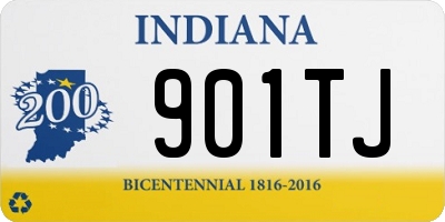 IN license plate 901TJ