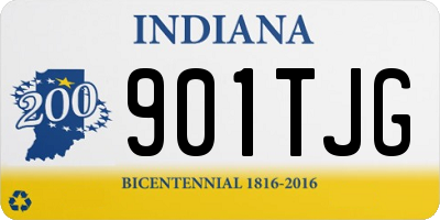 IN license plate 901TJG