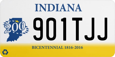 IN license plate 901TJJ