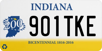 IN license plate 901TKE