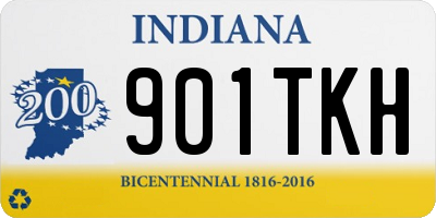 IN license plate 901TKH
