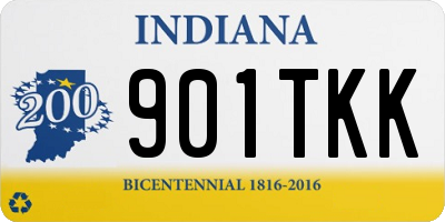 IN license plate 901TKK