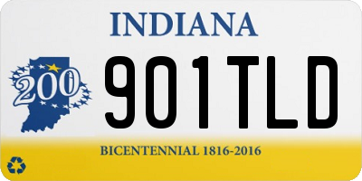 IN license plate 901TLD