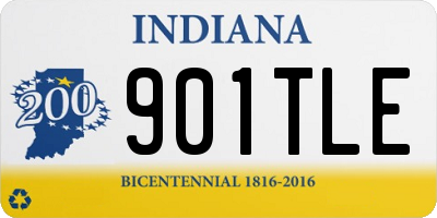 IN license plate 901TLE