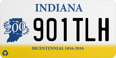 IN license plate 901TLH