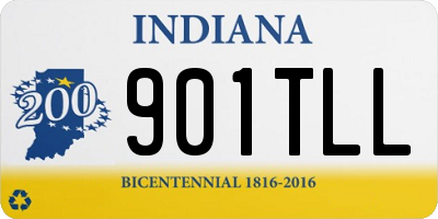 IN license plate 901TLL
