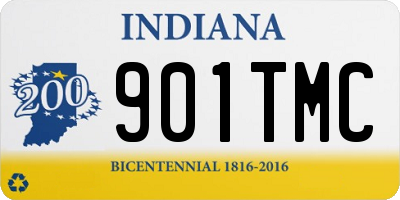 IN license plate 901TMC