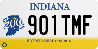 IN license plate 901TMF