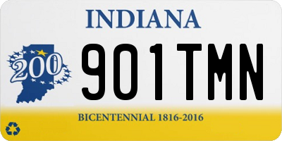 IN license plate 901TMN