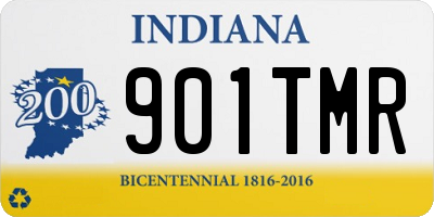 IN license plate 901TMR