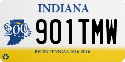 IN license plate 901TMW