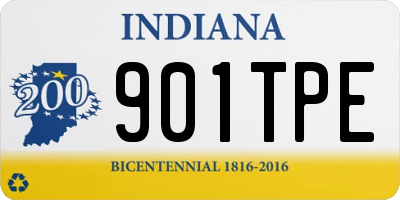 IN license plate 901TPE