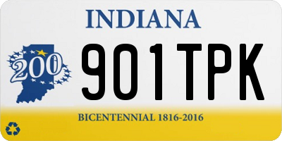 IN license plate 901TPK