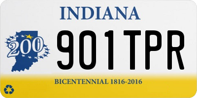 IN license plate 901TPR