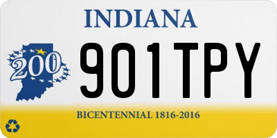 IN license plate 901TPY
