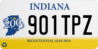 IN license plate 901TPZ