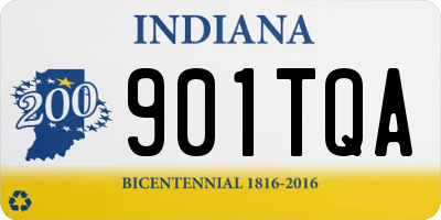 IN license plate 901TQA