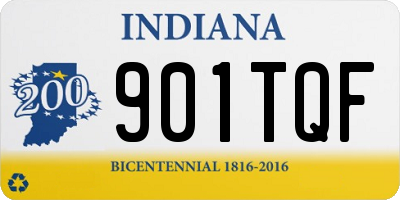 IN license plate 901TQF
