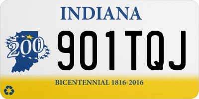 IN license plate 901TQJ