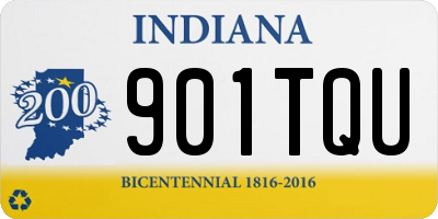 IN license plate 901TQU