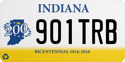 IN license plate 901TRB