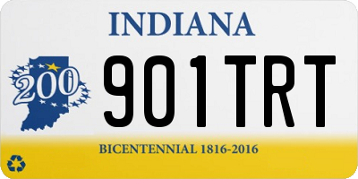 IN license plate 901TRT