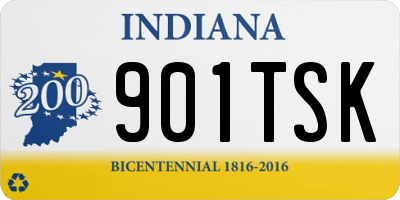 IN license plate 901TSK