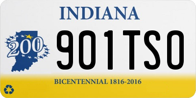 IN license plate 901TSO