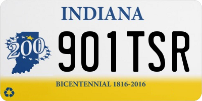 IN license plate 901TSR